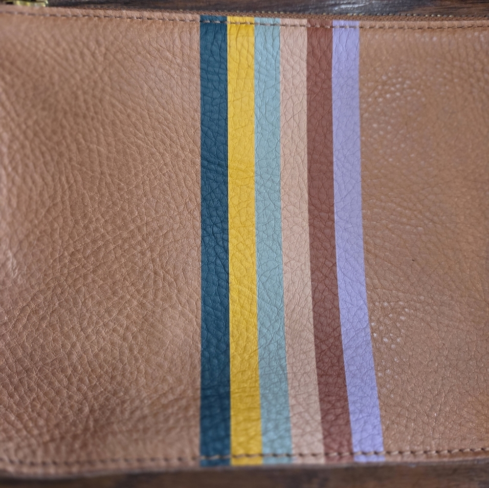 Madewell The Simple Crossbody Bag with Multicolored Stripes - Picture 4 of 6